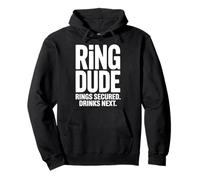 Ring Dude Ring Security Wedding Party Ring Guy Pullover Hoodie