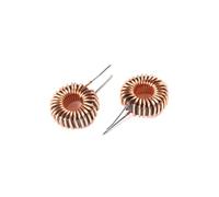 Ring Filter Inductance, 10Pcs Toroid Core Inductors Sendust Magnetic Ring Inductor Pack of 10 Multiple Values(47uH 4A)