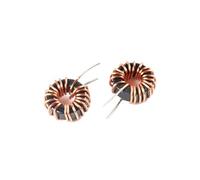 Ring Filter Inductance, 10Pcs Toroid Core Inductors Sendust Magnetic Ring Inductor Pack of 10 Multiple Values(22uH 5A)