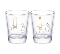 Ring Finger Wine Glass Set, Visual Highlight Feature, 5x5x6cm, Wedding Drinkware, Whiskey Party Glasses, Funny Collectible Cups, for Bridal Shower Barbecue Restaurant