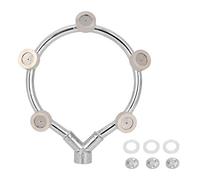 Ring Five Hose Nozzle Mobile Water Pressure Sprayer Tools Stainless Steel Garden Watering Balcony Patio Cooling Misting Nozzle