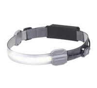 Ring Rechargeable Flexible Head Torch, LED Headlamp Headlight with RED rear light, 5 hour run time perfect for Mechanics, Power Cuts, Emergency, Running, Work, Hiking.