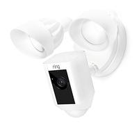 Ring Floodlight Camera Motion-Activated Hd Security Cam Two-Way Talk And Siren Alarm, White