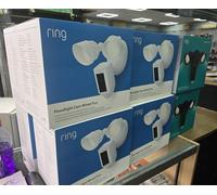 Ring Floodlight Cam Wired Plus - White IP security camera Outdoor...