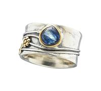 Ring for Mother's Day Turquoise Gifts Diamond Mother's Silver Day Natural Rings Rings Acrylic (A, One Size)