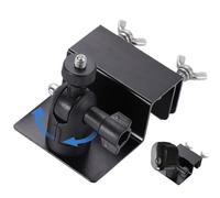 Ring Gutter Mount 360° Rotating 180° Tilt Ring Solar Panel Gutter Mount Fit for Home 1/4-20 Port Weatherproof Aluminium Alloy