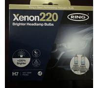 Ring Automotive H7 Xenon220 Brighter Head Lamp Set (2 Bulbs) - E Approved & Road Legal