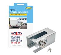 RING Heavy Duty Coupling Safe with 70 mm Discus Lock & 2 Keys