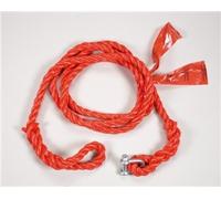 RING Heavy Duty Tow Rope For up to 3500 kg - Complete With Two Snap-On Hooks, Towing Flag & Warning Sign