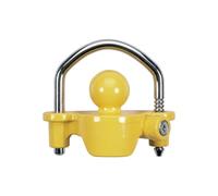 RING Heavy Duty Trailer Hitch lock With 2 Keys - Bright Yellow Colour for Added Visual Security