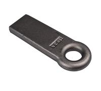 Ring Hitch 12" Straight Tongue Heavy Duty Trailer Draw Bar Towing Eye 300x90mm EN3A Cast Steel (EN3A Steel, 12" Tongue)