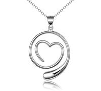 Ring Holder Necklace 925 Sterling Silver Wedding Engagement Ring Keeper Necklace for Women Birthday Gift for Wife…