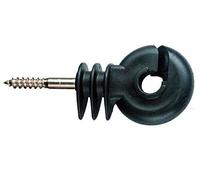 RING INSULATORS ELECTRIC FENCING SCREW IN FOR WOOD POSTS PADDOCK HORSE PONY (50)