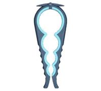 Ring Jar Opener, Bottle Opener & Can Opener for Weak Hands, Elderly, Arthritic & Low Strength People (Blue)