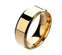 Ring jewelryfashionweddingfemale Mens Cool Ring (Gold, 8)