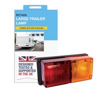 RING Larger Trailer Lamp with E Approved Bulbs, Easy Installation