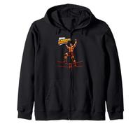 Ring Legend Rising Wrestling Champion Graphic Zip Hoodie