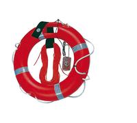 Ring lifebuoy w/rescue light and rope 40 x 64 cm - 1 PC Osculati - 22.439.03