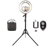 Ring Light Kit 13.5" 5500K Dimable Selfie Ring Light with Tripod Stand, for Live Streaming Make Up YouTube Video Photo Photography TikTok Vlogging with Travel Carry Bag Phone Mount and Remote Shutter