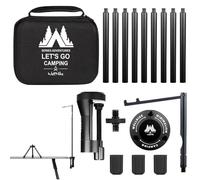 Ring Light Stand for Desk | Reusable Lightweight Outdoor Tripod Mount,Multi-Functional, Sturdy Tripod Stand, Lantern Stand, for Outdoor Camping