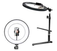 Ring Light - Tripod | Phone Holder | Mobile Filming Stand | Adjustable Mobile Stand, Video Recording Arm, Stable Mounting Tool, Equip
