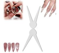 Ring Magnet for Nails,2026 New Ring-Shaped Cat Eye Magnet for Nails, Hollow Cateye Magnets for Nail,Cat Eye NailMagnet Tool,For Cat-Eye GelNails, For Home DIY, Beginners & Nail Artists
