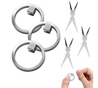 Ring Magnet for Nails, The New Ring-Shaped Cat-Eye Magnets, Y & Rin-Gmagnet(Wide Beam,Heart,French), for Home DIY, Beginners & Nail Artists (3sets)