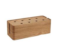 Ring Material Desktop Hide Wires Power Strips Desk Cord Organizer Box For Home Office Wooden Cable Management Box Made From Wood Ring Boxes For Jewellery(Type-C)