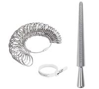 Ring Measurement Tool UK Measuring Rings Diameters Jewelry Tool Ring Measurer A-Z with Magnifying Adjustable Ring Finger Gauge Jewellery Sizing Measure Scales Kit for Women Men Rings