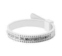 Ring Measuring Strap - Reusable Finger Size Gauge | Jewelry Sizing Tool Tape, Measurement Circle for Circumference, British Standard Gauge for Wedding Bands, Sizer Set for Women