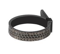 Ring Measuring Strap - Reusable Finger Size Gauge | Jewelry Sizing Tool Tape, Measurement Circle for Circumference, British Standard Gauge for Wedding Bands, Sizer Set for Women