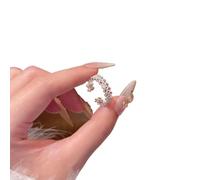 Ring Micro Inlaid Zircon Wound Small Female Simplicity Minority Designer Fashion Index Finger Ring Gifts