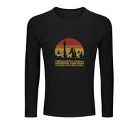 Ring Middle T The of Fun Mordor Earth¡s Lord Run Annual Vintage Men's Tee Crewneck Long Sleeve Unisex 100% Cotton T Shirt Black M