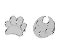 Ring Nail Art Palette 2pcs Alloy Colour Mixing Tray Silver