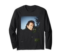 Ring of Fire Singer Johnny Cash by Michael Grecco Long Sleeve T-Shirt