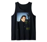 Ring of Fire Singer Johnny Cash by Michael Grecco Tank Top