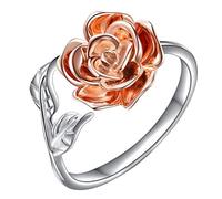 Ring Opening Ladies Rose Silver Simple Cute Tail Fashionable Adjustment Freedom Silver Plated Popular Jewelry Bride Second Party Engagement Jewelry Popular Durability and nice