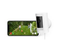 Ring Outdoor Camera Plug-In (Stick Up Cam) | White - Fast UK Delivery - BNIB