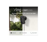 Ring Outdoor Camera Plus (newest gen) Plug-in | Wide-Angle 2K Video with Ring Vision I DIY Wireless Outdoor Security Camera