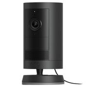 Ring Outdoor Camera Plus Plug-In 2K WiFi Security Camera Black Newest Gen