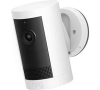 Ring Outdoor Stick up Camera 2K with Ring Vision White Wireless Home Security