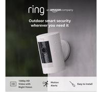 Ring Stick Up Cam | Battery | HD Outdoor Wireless Camera System | White