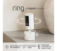 Ring - Pan-Tilt Indoor Cam, White NEW