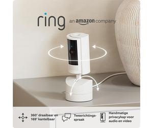 Ring - Pan-Tilt Indoor Cam, White NEW