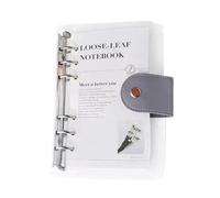 Ring Planner Binder - Transparent Notebook Pad, Planning Journal with Section Dividers, Task Organizer, Productivity Tool, Planner Accessory for Health Travel Study Cleaning Reading Workout Home