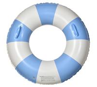 Ring Pool Float 29'' Large Swim Rings PVC Pool Tubes with Handles ＆ Pump Inflatable Floats Adults Inner Tubes for Summer Party Lake Beach Blue