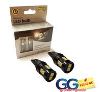 Ring Premium LED 501 Capless Bulbs 6000K White Bulb CANbus T10 Side Light x2