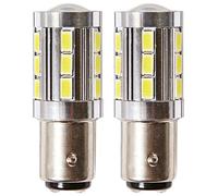 Ring Premium Rw380Led 6000K Ice White 12V 380 P21/5W Bay15D Bayonet Brake Stop And Tail Light Led Bulbs - Pair