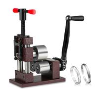 Ring Press Bender Machine, Adjustable Metal Jewelry Rolling Mill, Spoon Maker Forming Tool, Stainless Steel Jewelry Flat Bender, Easy to Use