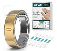 Ring Protector for Oura Ring Gen 4/Oura Ring Gen 3, 6 Pack Invisible Ultra-Thin Clear Full Coverage Scratch-Resistant Film for Smart Rings Clear Protective (Size 9/10/11)